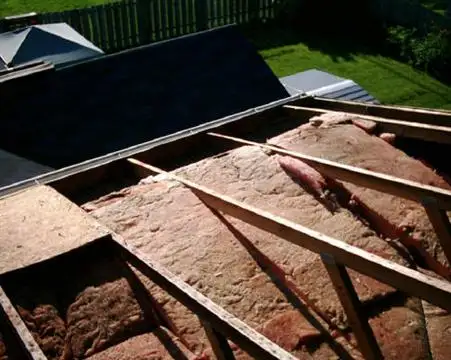 Ventilation work on a residential roof